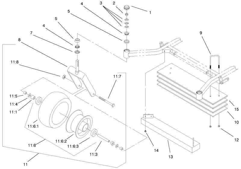 Caster And Wheel Assembly