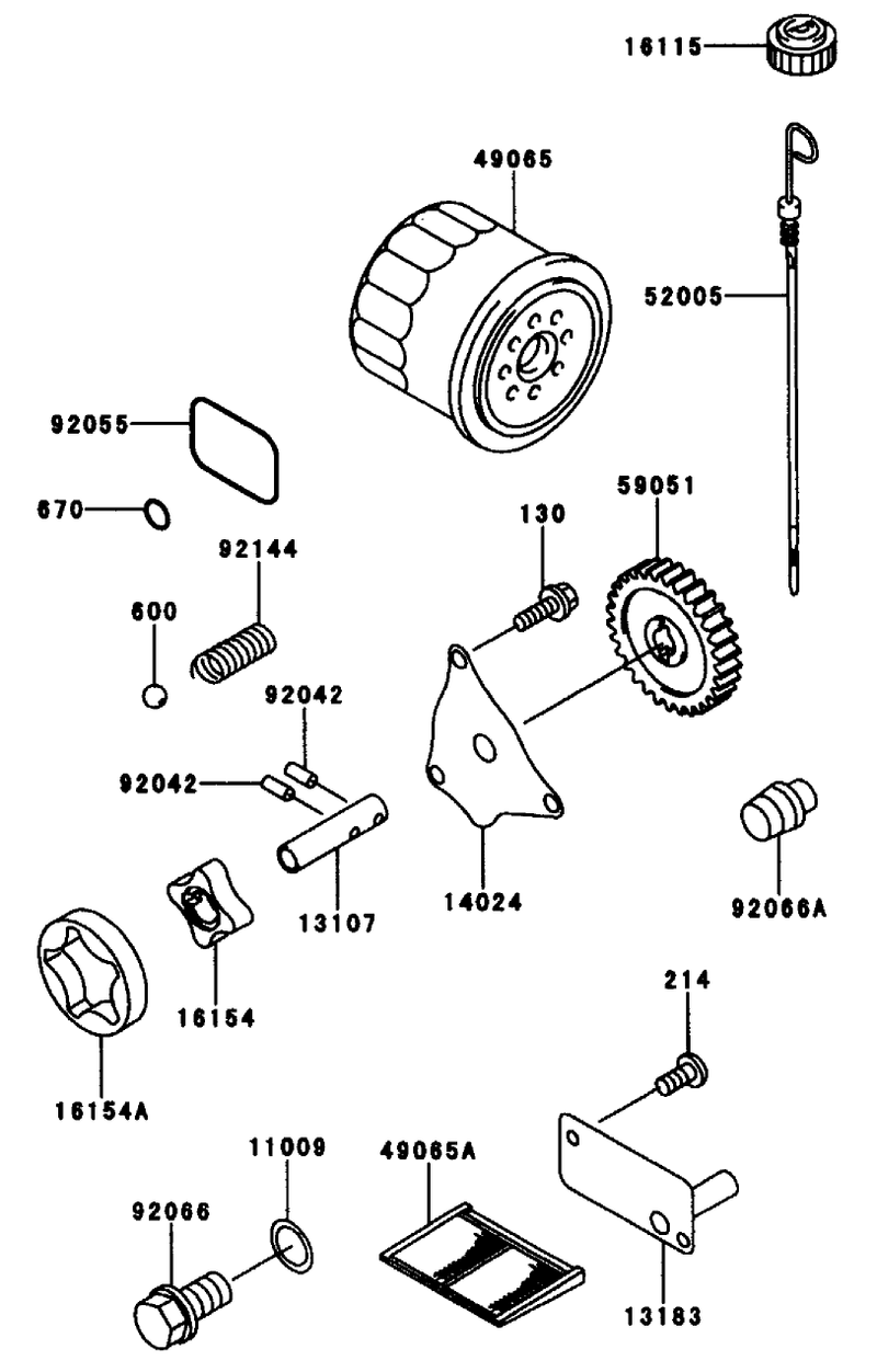 Lubrication Equipment Kawasaki Fd661d S03