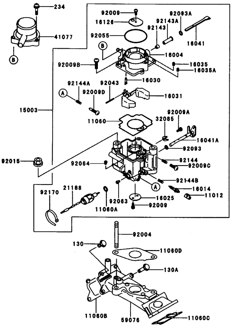 Carburetor Kawasaki Fd661d S03