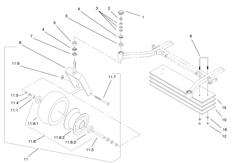 Caster And Wheel Assembly