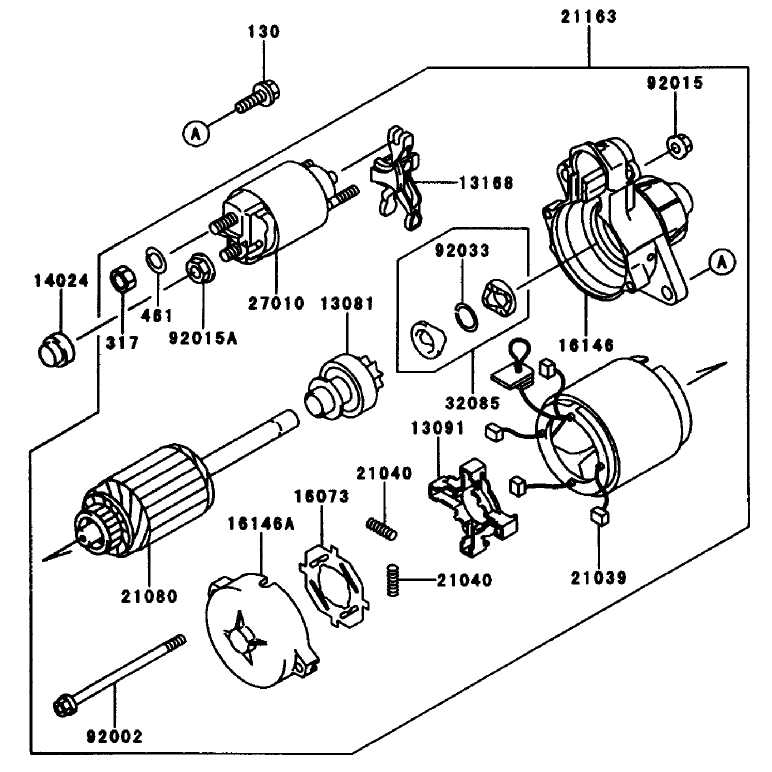 Starter Kawasaki Fd661d S03