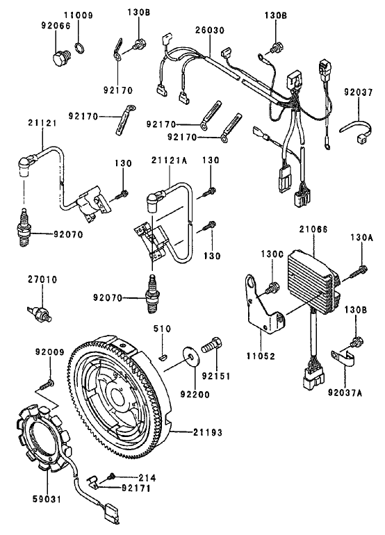 Electric Equipment kawasaki Fd750d As03