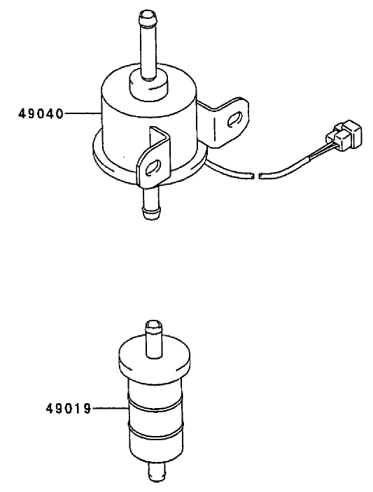 Fuel Tankfuel Valve kawasaki Fd750d As03