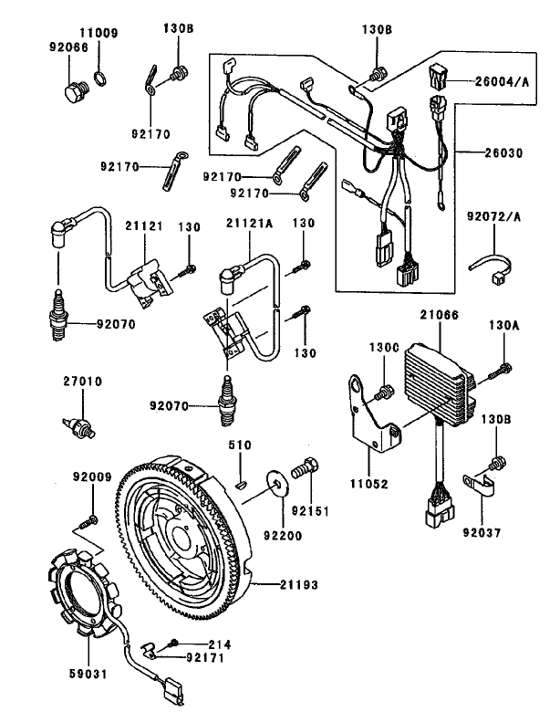 Electric Equipment Kawasaki FD750D AS03