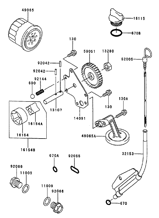Lubrication Equipment Kawasaki FD750D AS03