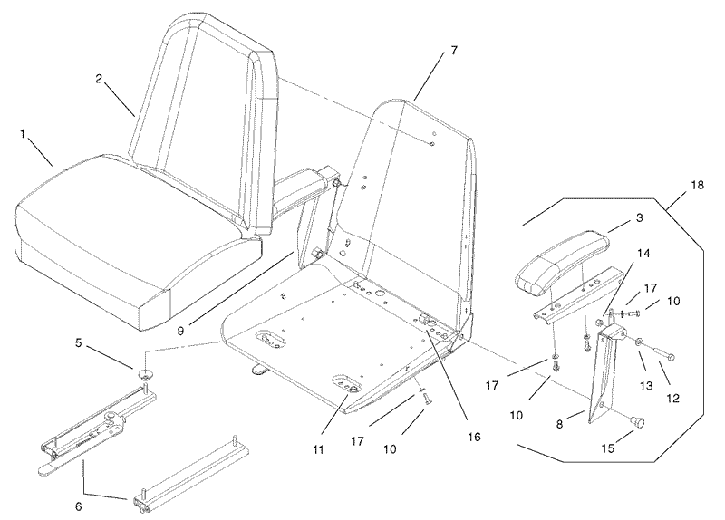 Seat Assembly No 1 633705 only on 74236