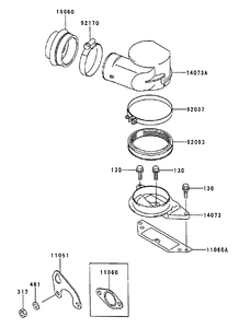 Air Filtermuffler Kawasaki Fd750d-As03