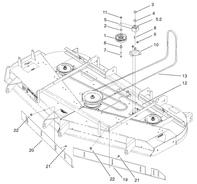 Belts And Idler Arm Assembly