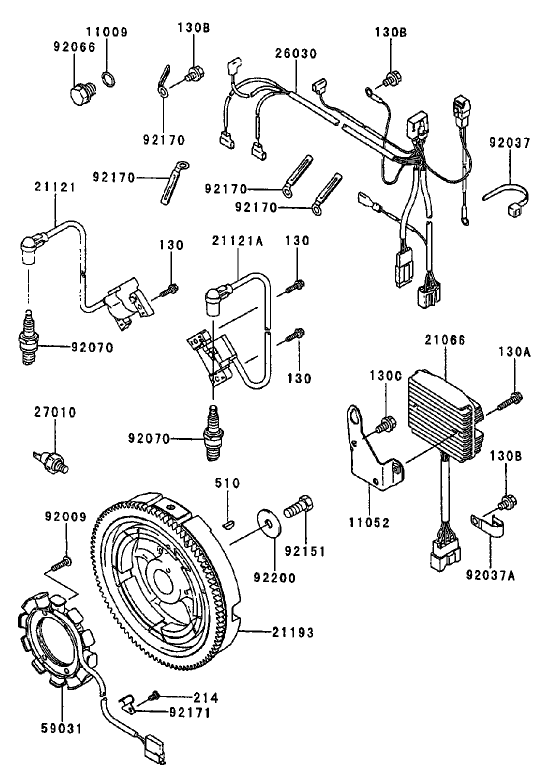 Electric Equipment kawasaki Fd750d As03