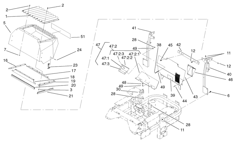 Rear Hood Assembly