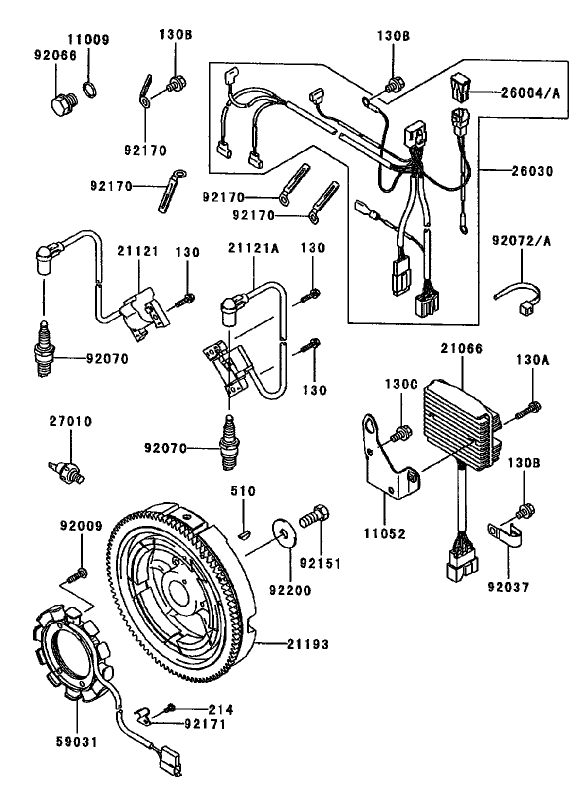 Electric Equipment Kawasaki FD750D AS03