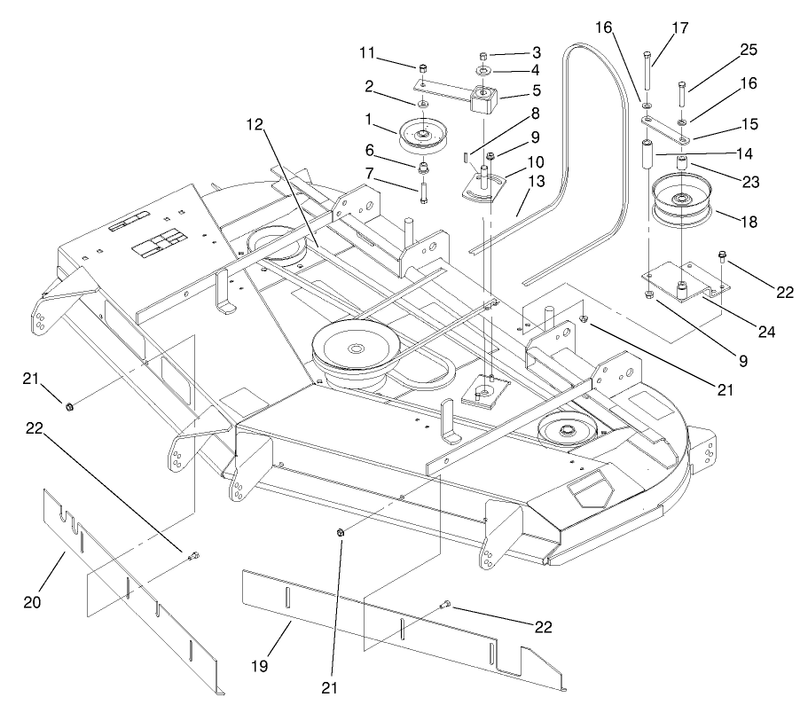 Belts And Idler Arm Assembly