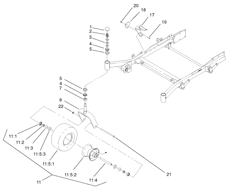 Caster And Wheel Assembly