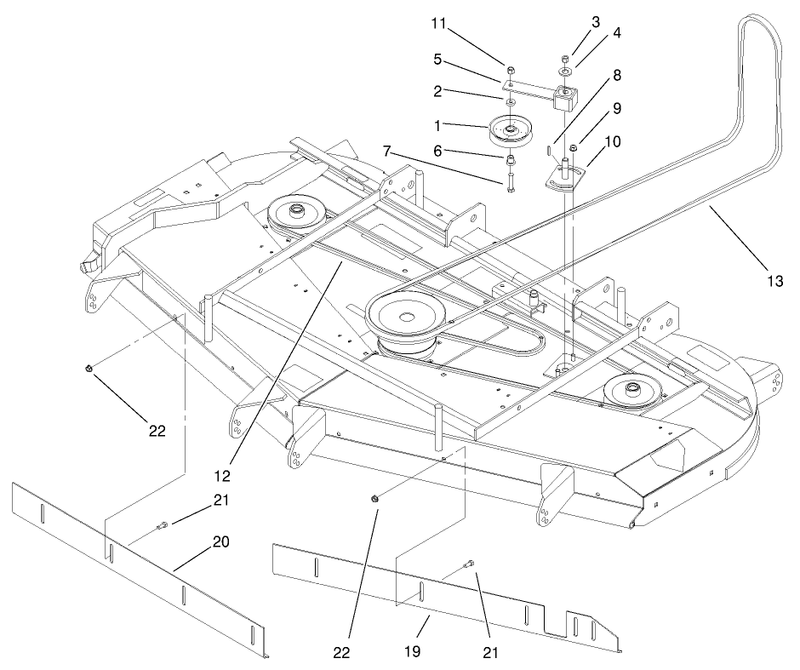 Belts And Idler Arm Assembly