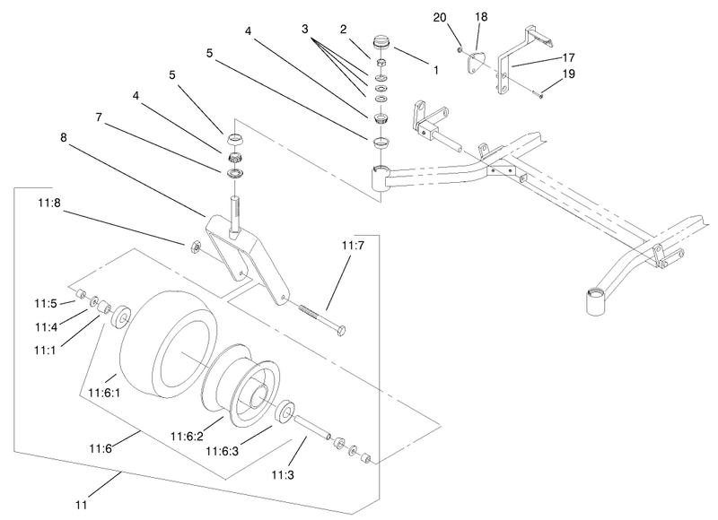 Caster And Wheel Assembly