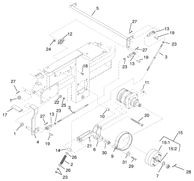 Brake and Wheel Hub Assembly