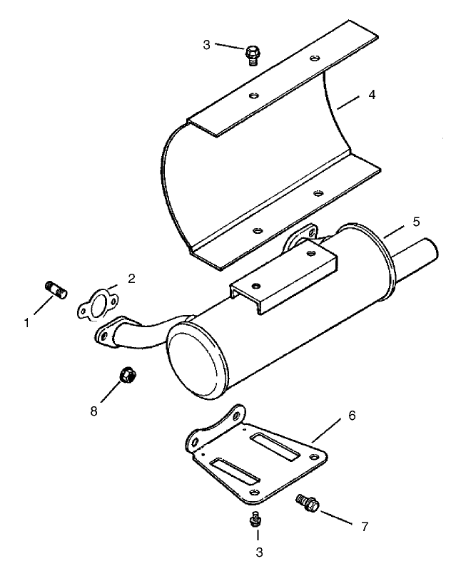Exhaust Assembly Group 11 Kohler CH23S 76550