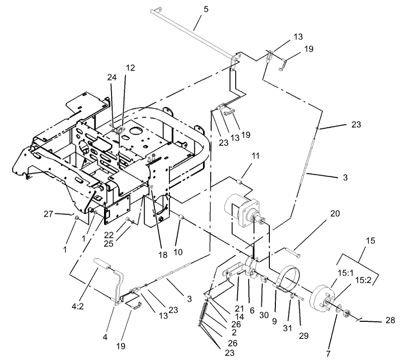 Brake and Wheel Hub Assembly