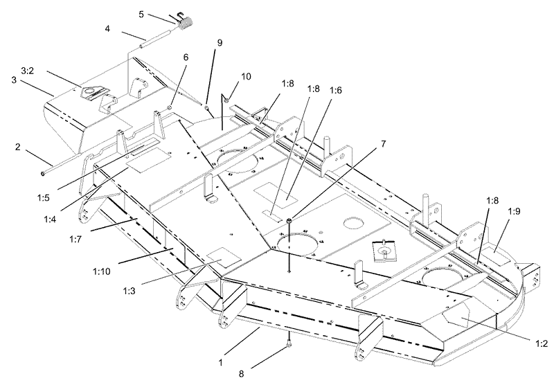 Deck Assembly No 106 5864