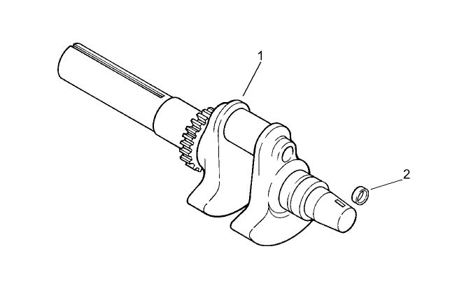 Group 1 Crankshaft Assembly Kohler CH23S 76569