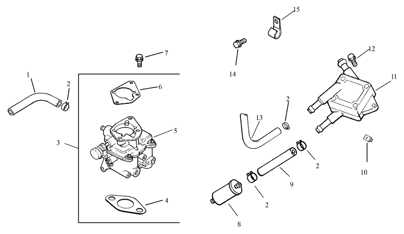 Group 8 Fuel System Assembly Kohler CH23S 76569