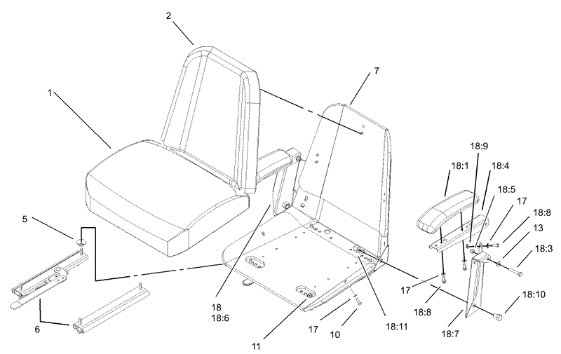 Seat Assembly No 1 633705