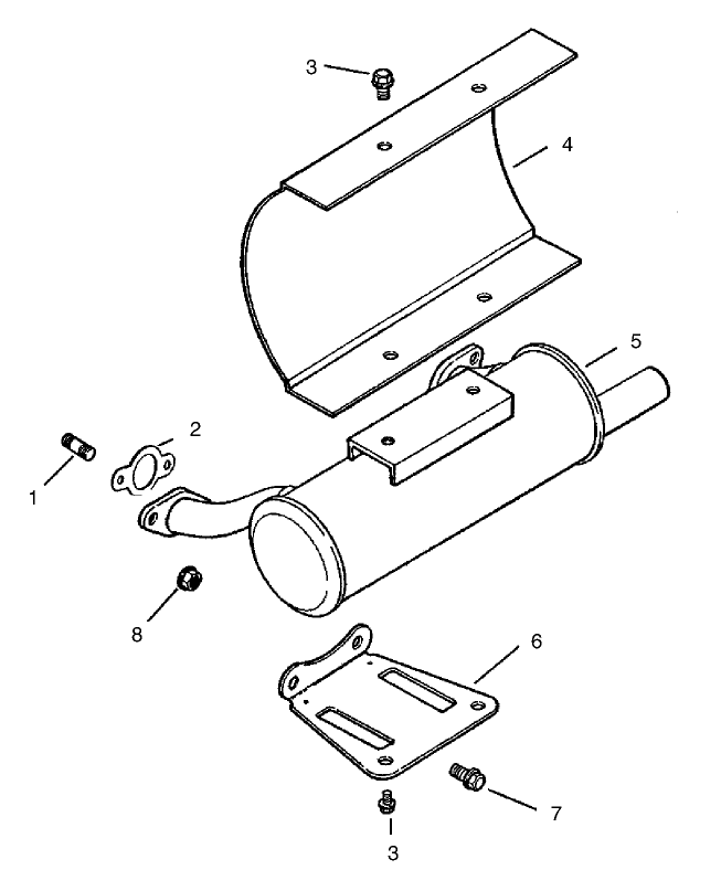 Exhaust Assembly Group 11 Kohler CH25S 68695