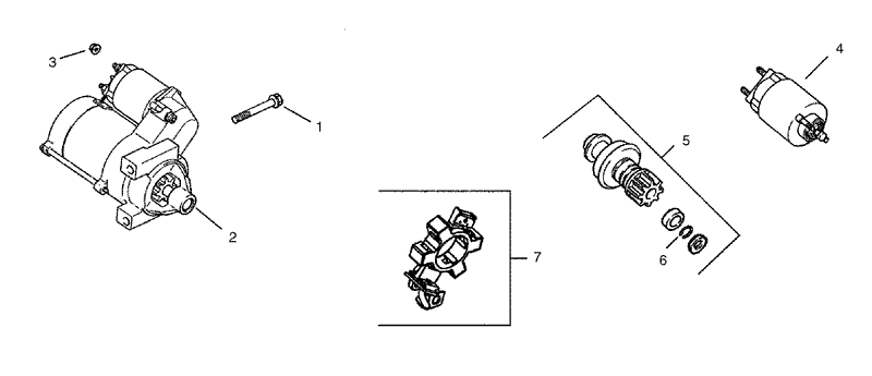 Group 7 Starting System Assembly Kohler CH25S 68695