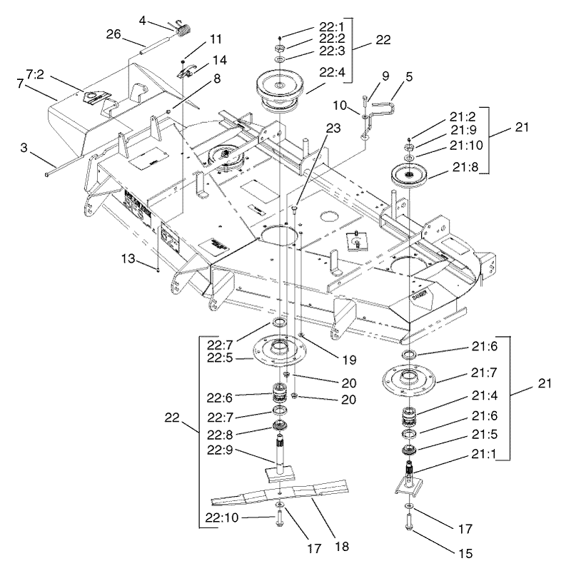 Spindle and Pulley Assembly
