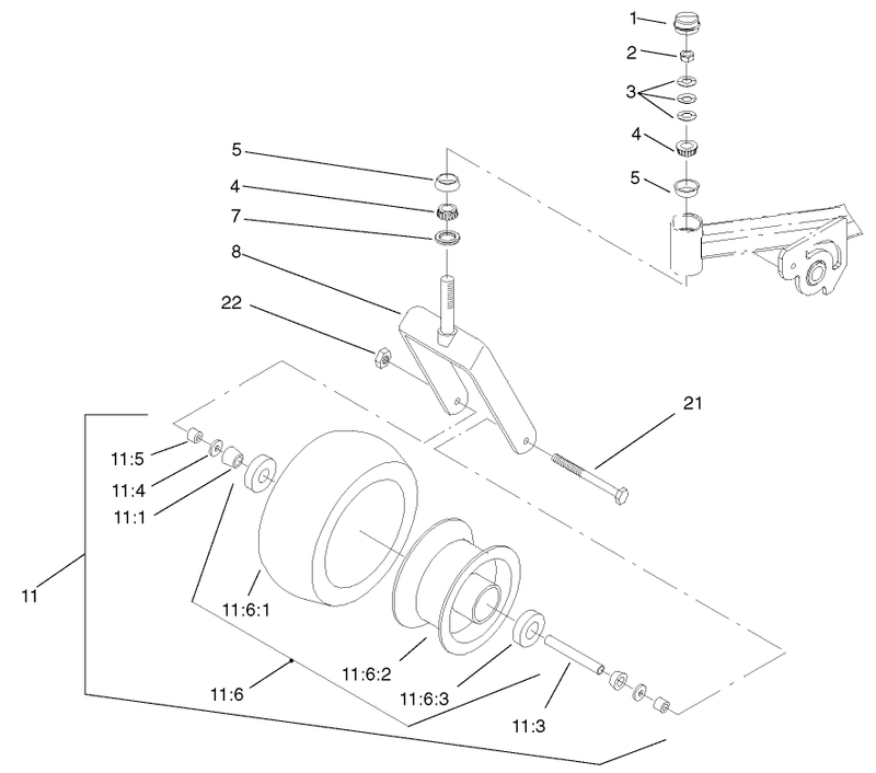 Caster And Wheel Assembly