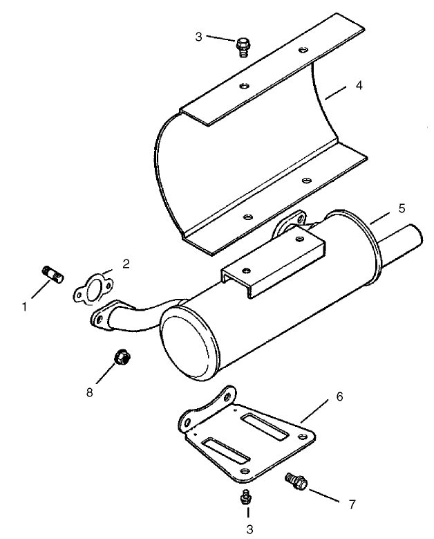 Group 11 Exhaust Assembly Kohler CH25S 68695