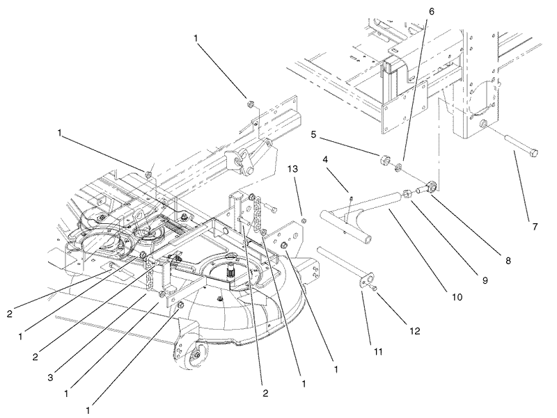 Deck Connection Assembly
