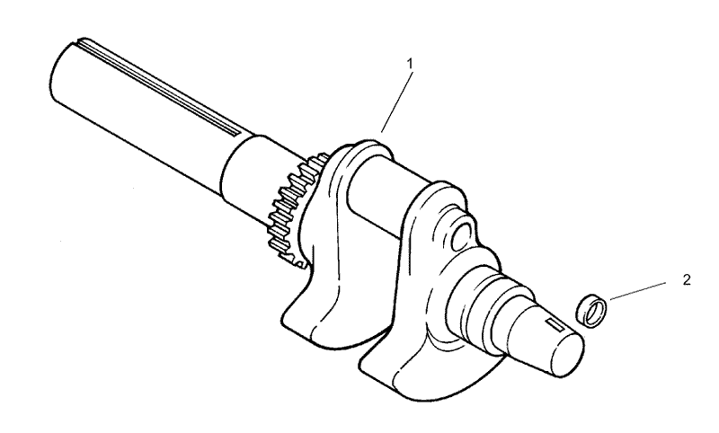 Group 1 Crankshaft Assembly Kohler CH740 0007