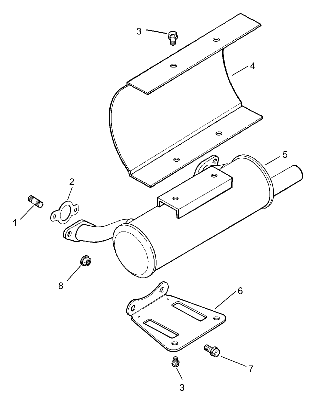 Group 11 Exhaust Assembly Kohler CH740 0007