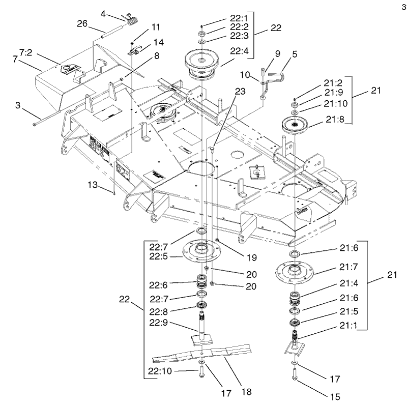 Spindle and Pulley Assembly
