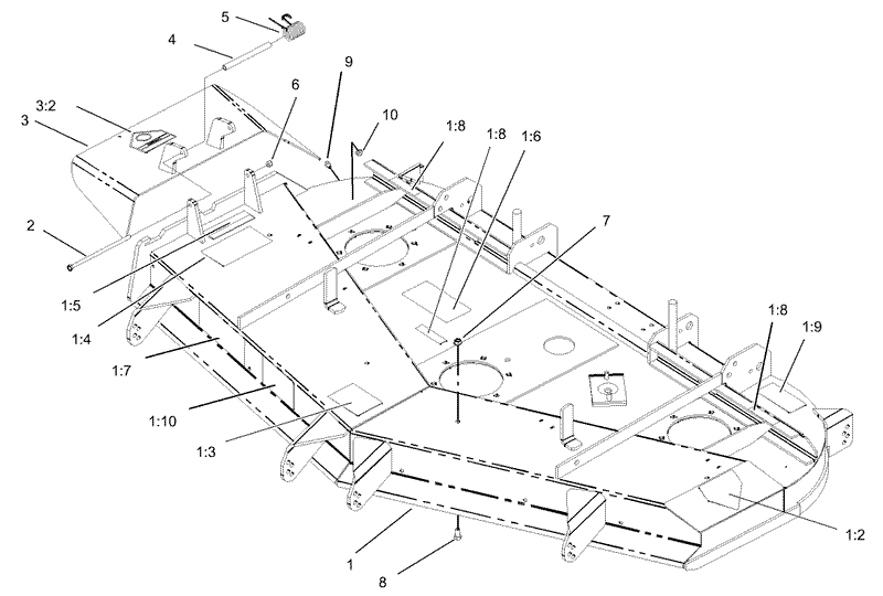 Deck Assembly No 106 5864