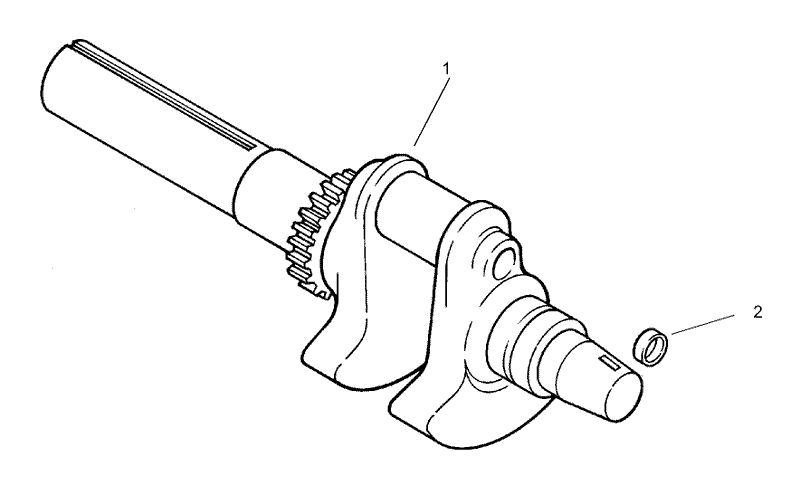 Group 1 Crankshaft Assembly Kohler CH740 0007