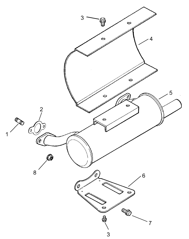 Group 11 Exhaust Assembly Kohler CH740 0007