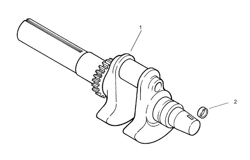 Group 1 Crankshaft Assembly Kohler CH740 0007