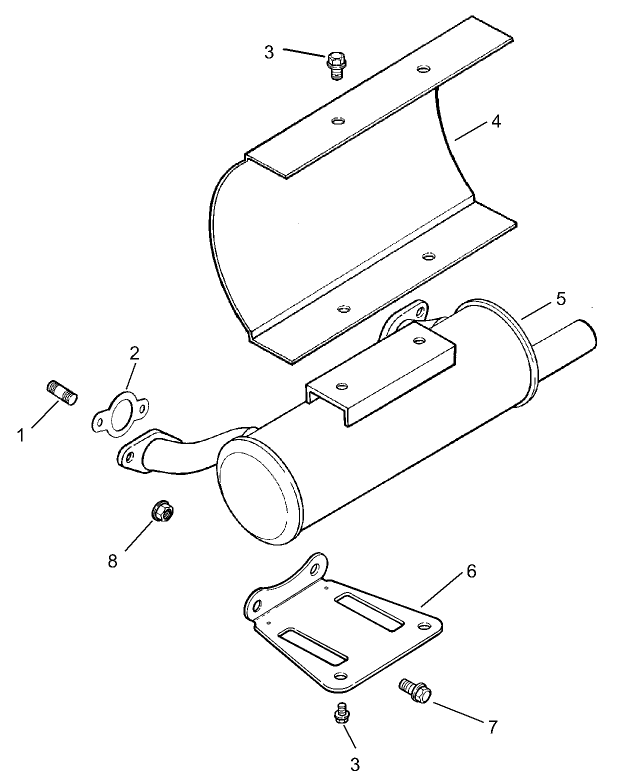 Group 11 Exhaust Assembly Kohler CH740 0007