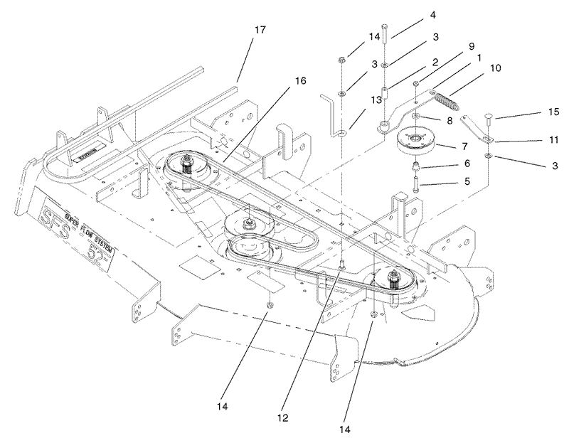 Belt and Idler Arm Assembly