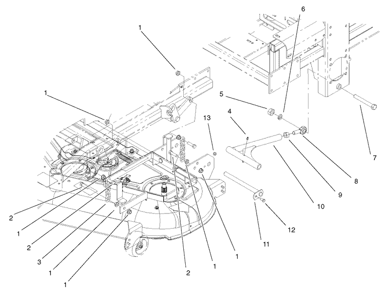 Deck Connection Assembly