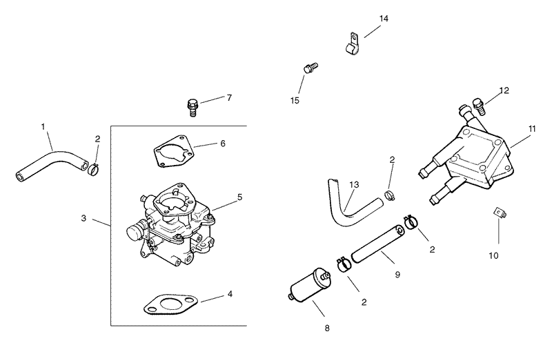 Group 8 Fuel System Assembly Kohler CH20S 64670