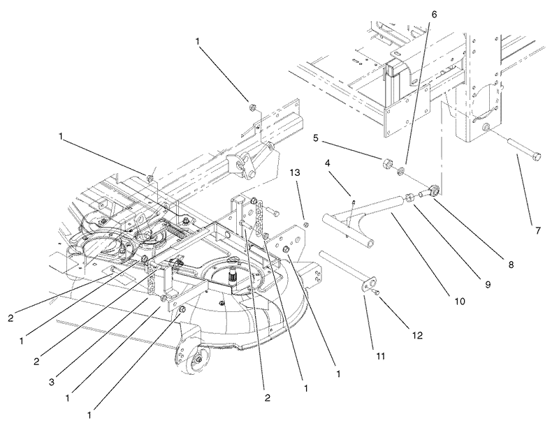 Deck Connection Assembly