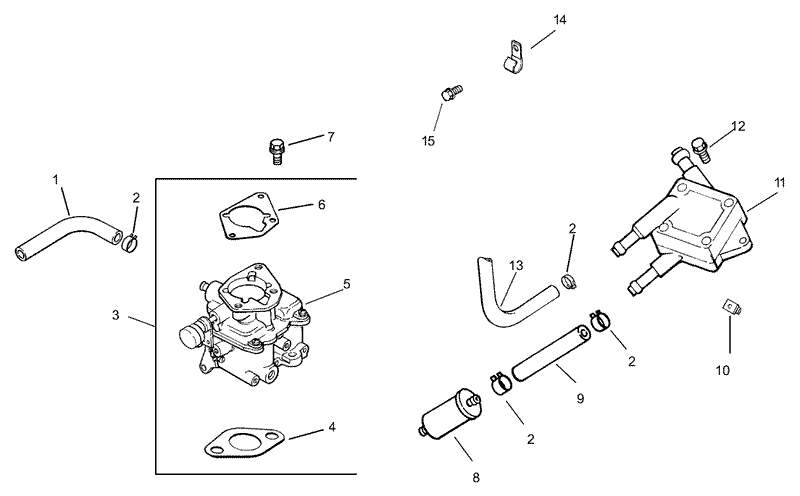 Group 8 Fuel System Assembly Kohler CH20S 64684