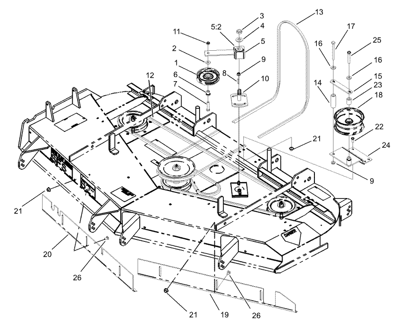 Belt and Idler Arm Assembly