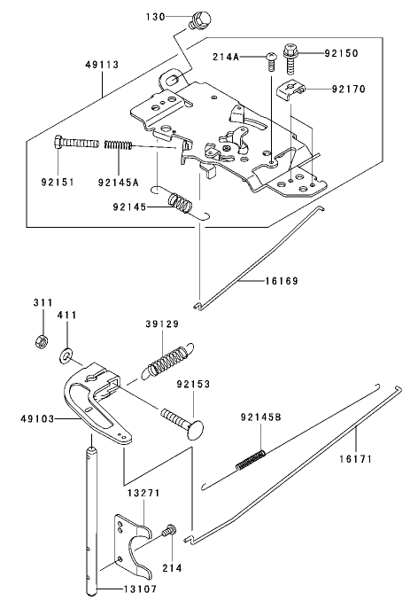 Control Equipment Assembly Kawasaki FH721D AS05