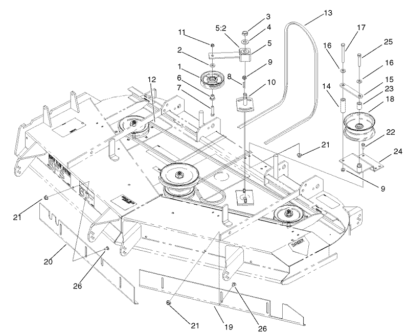 Belt and Idler Arm Assembly