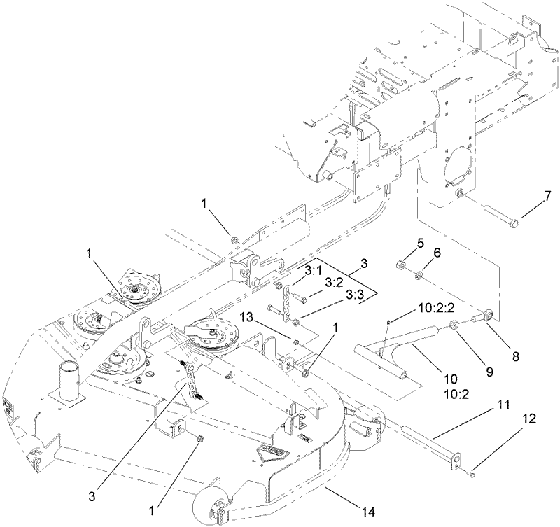 Deck Connection Assembly