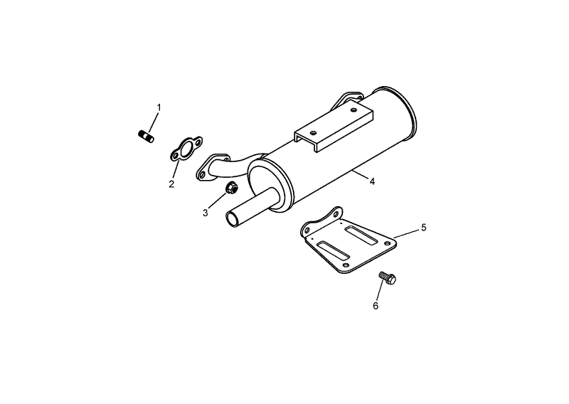 Exhaust Assembly Kohler CH23S 76584